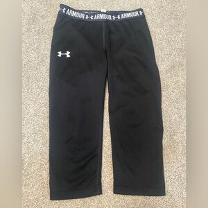 Under Armour Kids Black Compression Pants XS